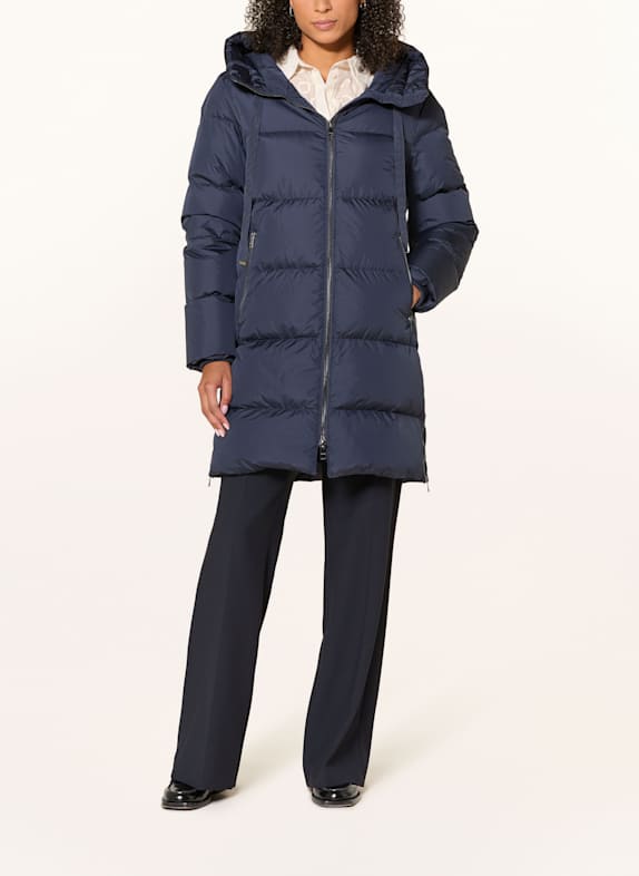 Rich & Royal Daunenmantel DUNKELBLAU