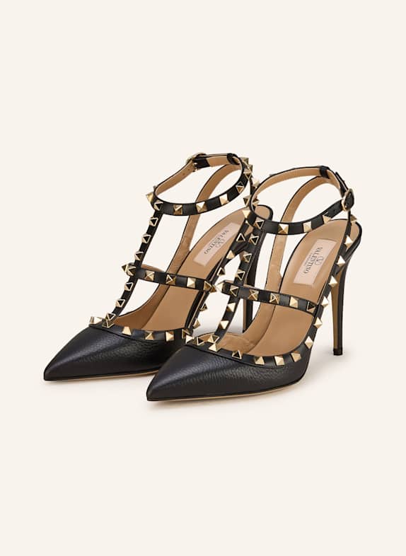 VALENTINO GARAVANI Slingpumps ROCKSTUD mit Nieten SCHWARZ