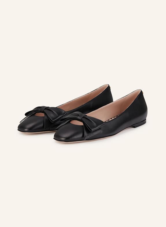 VALENTINO GARAVANI Ballerinas BOWOW SCHWARZ