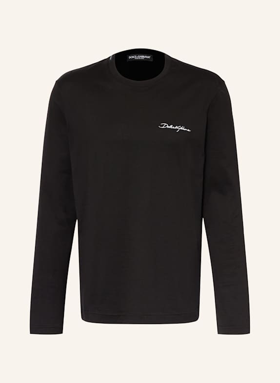 DOLCE & GABBANA Longsleeve SCHWARZ