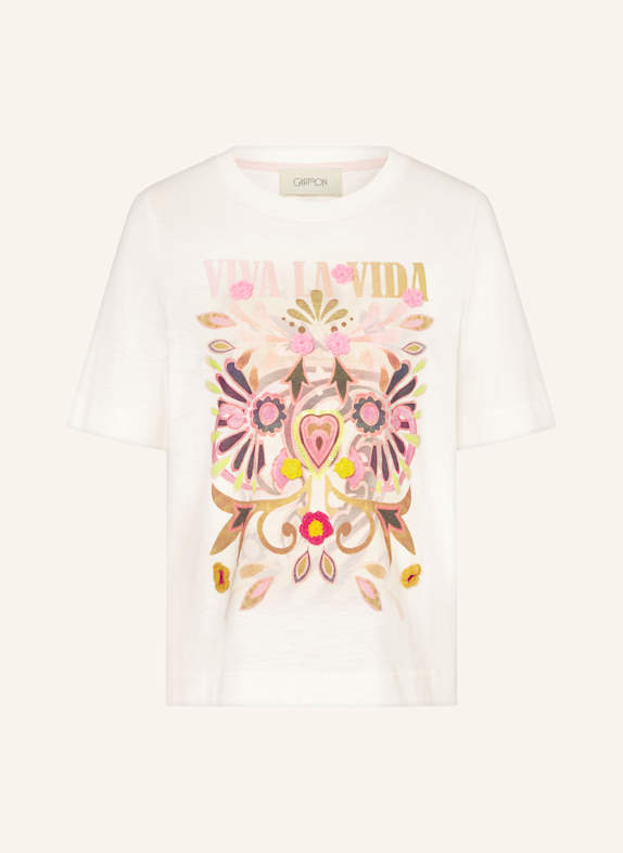 CARTOON Missguided Missguided Script Shirt And Slip Dress Pyjama Set CREAM/ ROSE