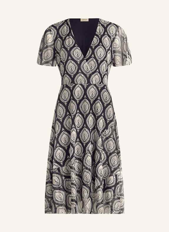 CARTOON Mesh dress BLACK/ CREAM