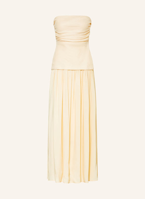FAITHFULL THE BRAND HEDY dress in mixed materials LIGHT YELLOW