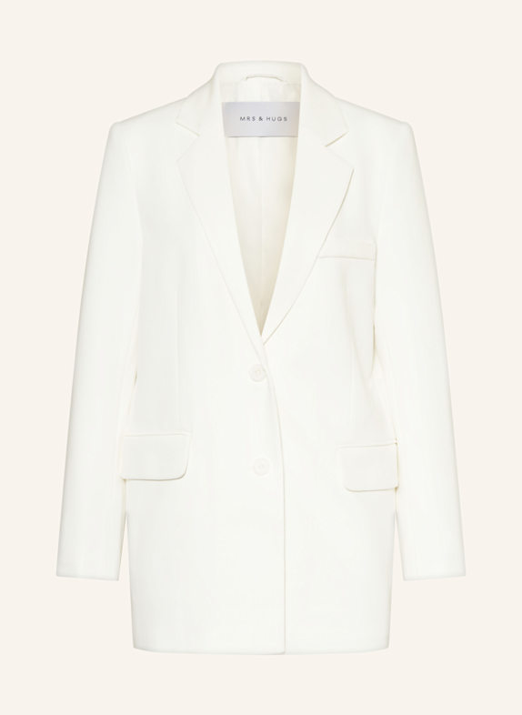 MRS & HUGS Long blazer ECRU