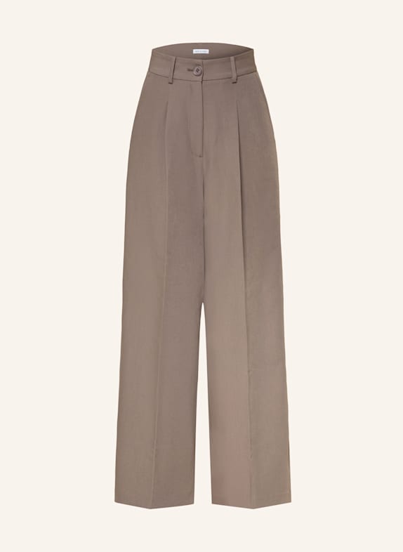 MRS & HUGS Wide leg trousers KHAKI
