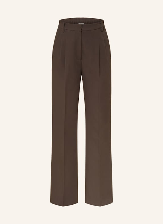 MRS & HUGS Trousers DARK BROWN