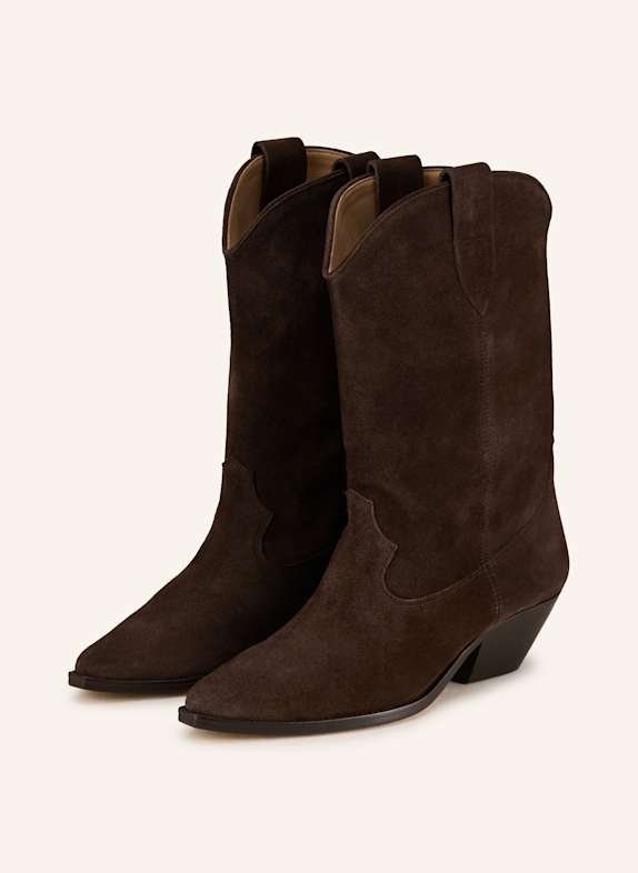 ISABEL MARANT Cowboy Boots DUERTO DARK BROWN