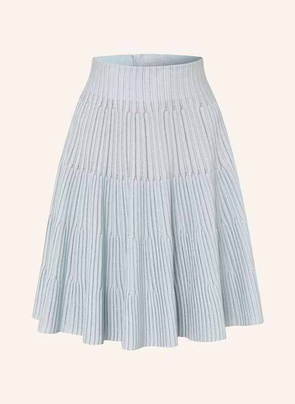 BALMAIN Knit skirt LIGHT BLUE