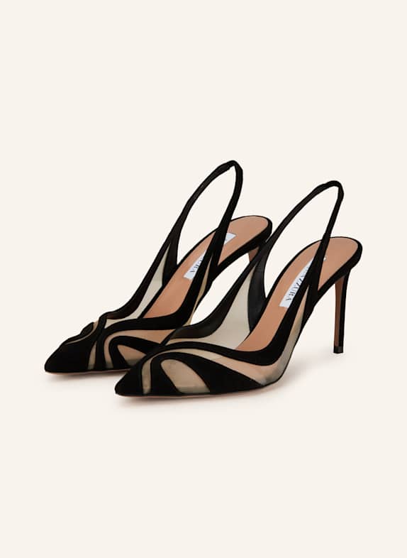 AQUAZZURA Slingpumps LUNE SLING SCHWARZ