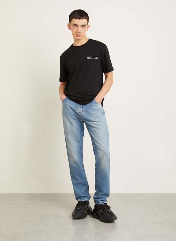 BALMAIN T-shirt ZWART