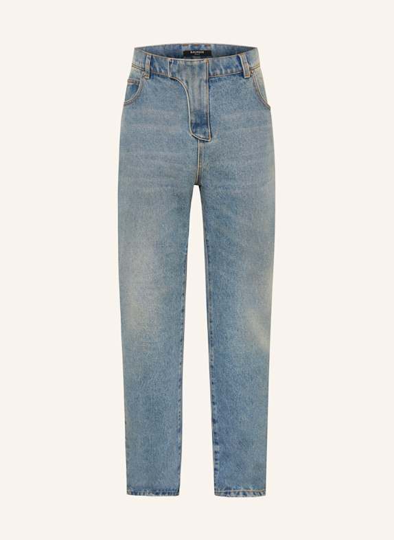 BALMAIN Jeans Regular Fit 6AW BLEU JEAN DÉLAVÉ
