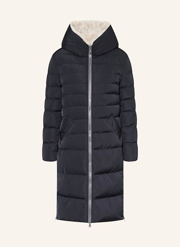 RINO & PELLE Steppmantel DUNKELBLAU