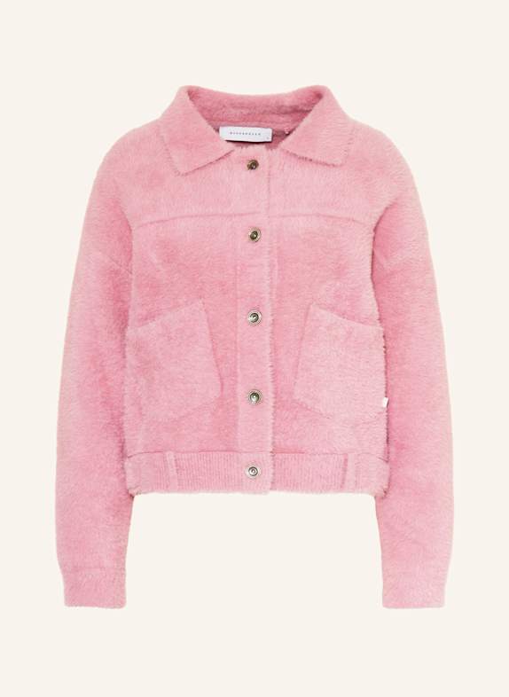 RINO & PELLE Kunstfell-Jacke BUBBLY ROSA