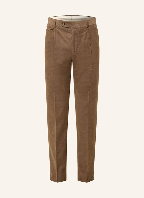 windsor. Anzughose SILVI Shaped Fit aus Cord 210 Medium Brown               210