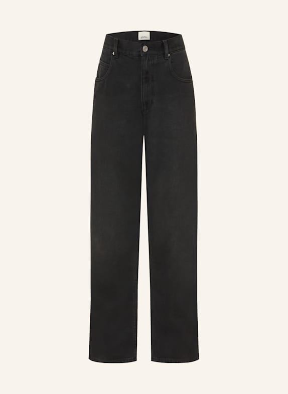 MARANT ÉTOILE Wide Leg džíny JENNY 02FK FADED BLACK