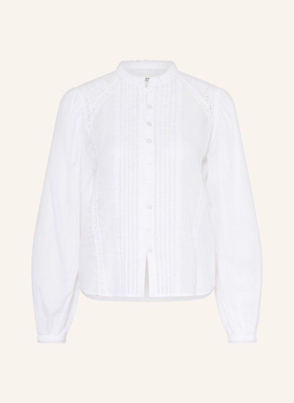 MARANT ÉTOILE GREICY blouse with lace WHITE