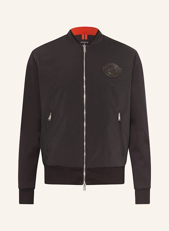 BOSS Blouson SKILES ze směsi materiálů ČERNÁ