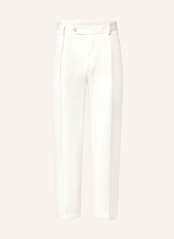 BOSS Trousers regular fit CREAM