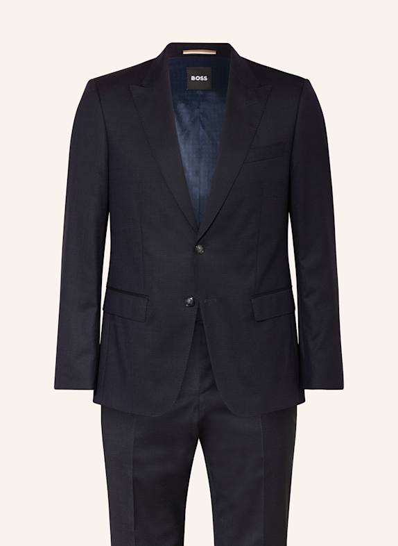 BOSS Oblek HUGE Slim Fit TMAVĚ MODRÁ/ MODRÁ