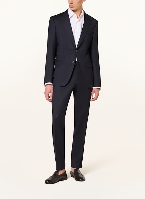 BOSS Anzug HUGE Slim Fit DUNKELBLAU / BLAU