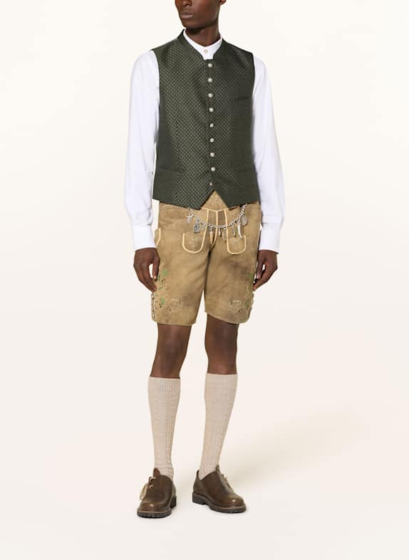 Grasegger Traditionele vest AURACH GROEN