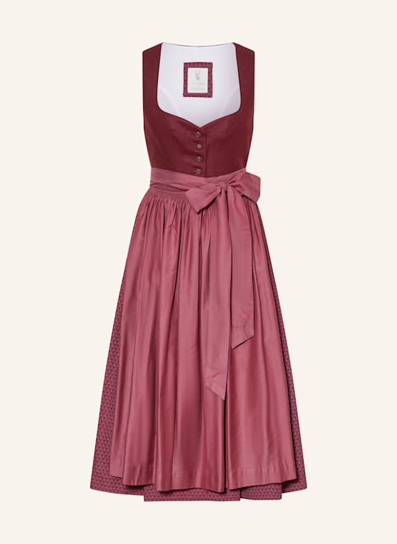 Johann & Johanna dirndl ROUGE FONCÉ
