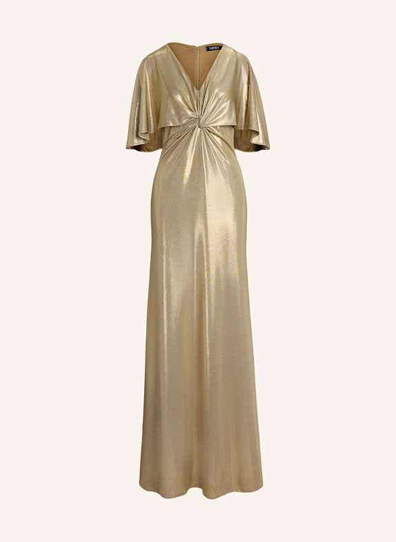 LAUREN RALPH LAUREN Abendkleid aus Jersey GOLD