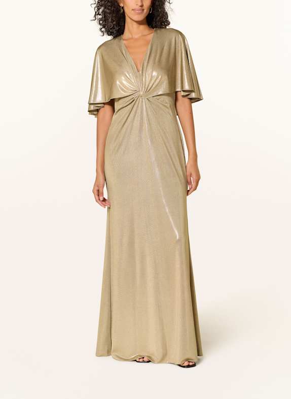 LAUREN RALPH LAUREN Abendkleid aus Jersey GOLD