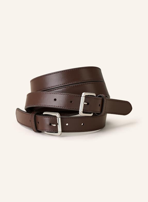 Mützen & Stirnbänder Ledergürtel DUNKELBRAUN