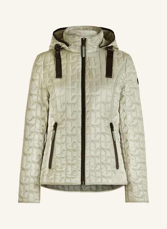 GIL BRET Steppjacke mit abnehmbarer Kapuze BLAUGRAU