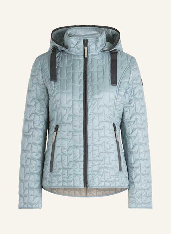 GIL BRET Steppjacke mit abnehmbarer Kapuze HELLBLAU
