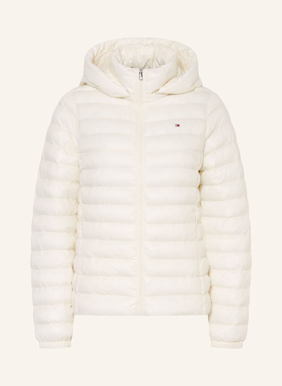 TOMMY HILFIGER Steppjacke mit abnehmbarer Kapuze WEISS