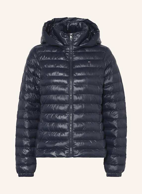TOMMY HILFIGER Steppjacke mit abnehmbarer Kapuze DUNKELBLAU