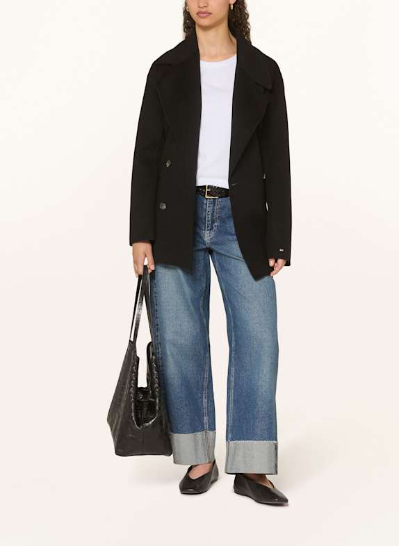 TOMMY HILFIGER Cabanjacke SCHWARZ