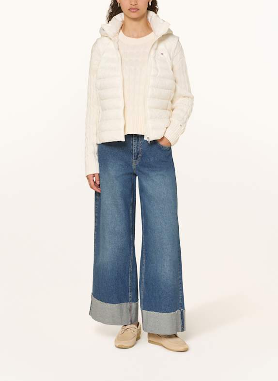TOMMY HILFIGER Steppweste mit abnehmbarer Kapuze ECRU