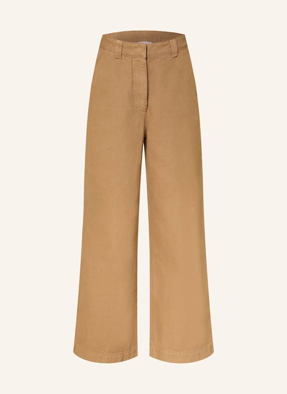 MRS & HUGS Jeansy wide leg CAMEL