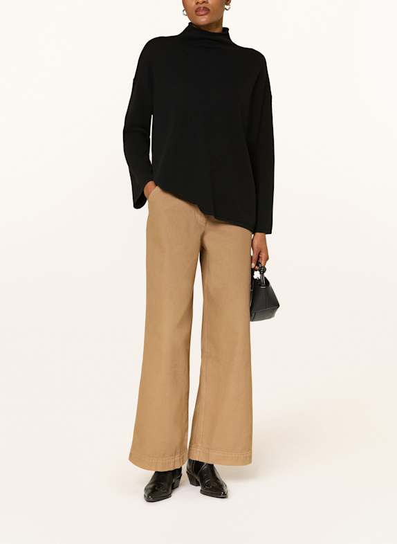 MRS & HUGS Wide leg jeans CAMEL