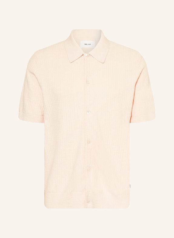 NN.07 Strickhemd NOLAN Comfort Fit CREME