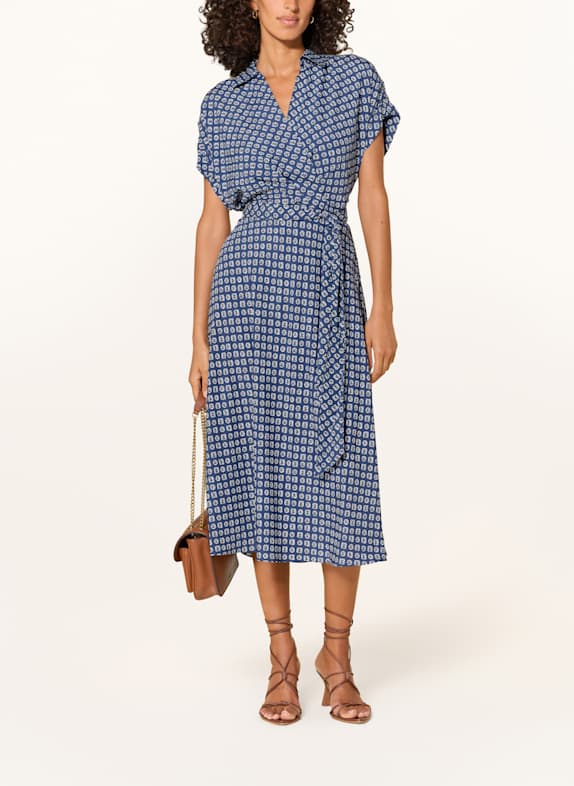 LAUREN RALPH LAUREN Kleid BLAU / WEISS