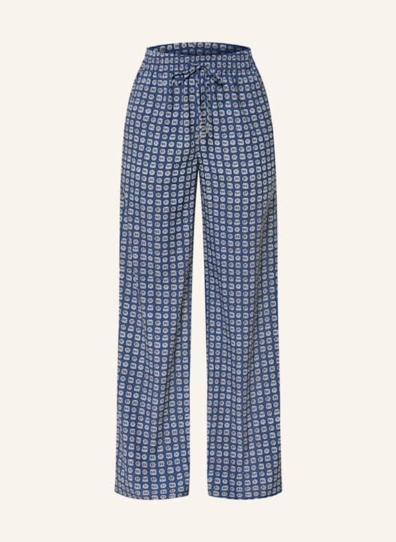 polka-dot print sheath dress Trousers BLUE/ WHITE/ DARK BLUE