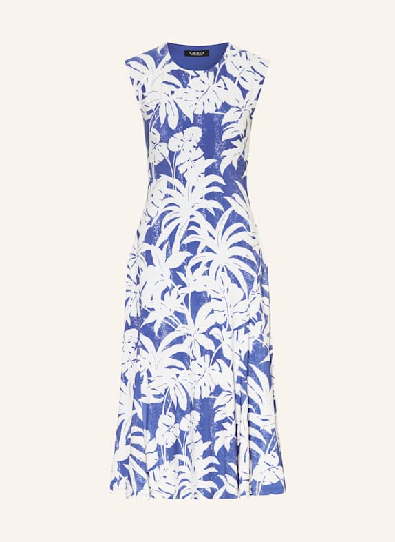 LAUREN RALPH LAUREN Jerseykleid BLAU/ WEISS