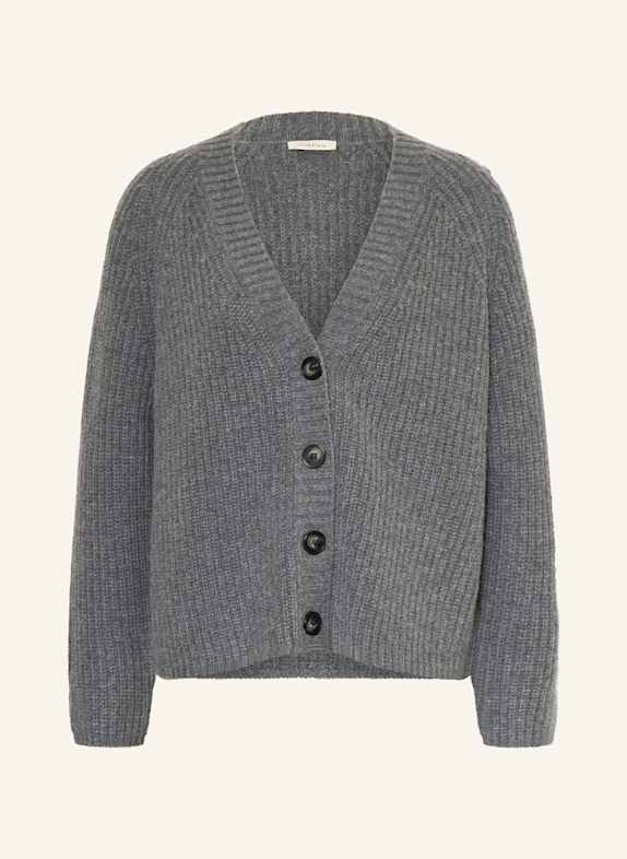lilienfels Strickjacke mit Cashmere GRAU