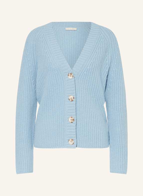 lilienfels Strickjacke mit Cashmere BLAUGRAU