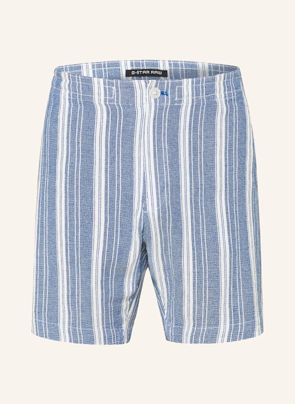 G-Star Shorts Regular Fit DUNKELBLAU/ WEISS