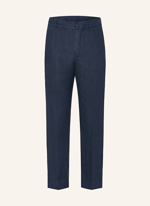 NN.07 Leinenhose BILLIE Regular Fit DUNKELBLAU