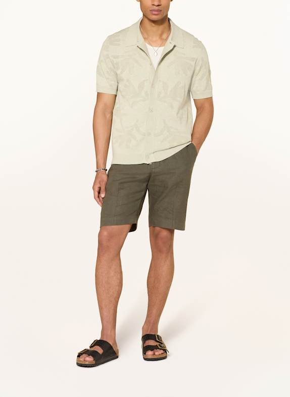 NN.07 Gebreid shirt THOR Regular Fit LICHTGROEN