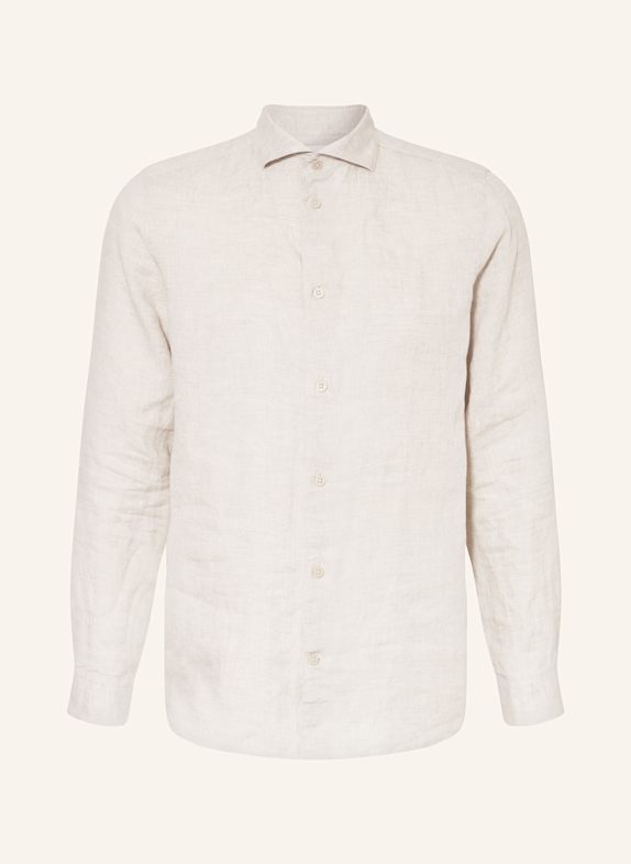 NN.07 Leinenhemd ANDREW Regular Fit BEIGE