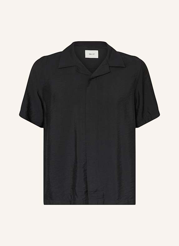 NN.07 Resort shirt HANK Relaxed Fit BLACK