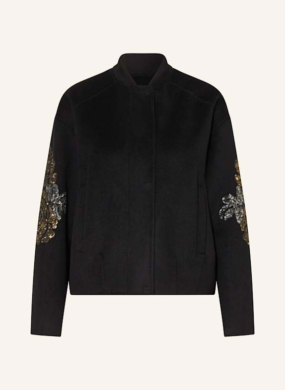 BLONDE No.8 Jacke CHRISTY mit Pailletten SCHWARZ