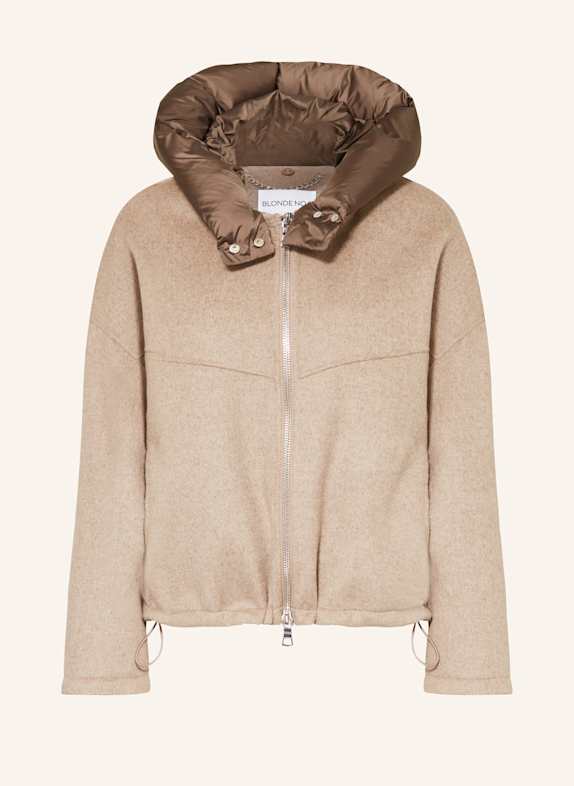 BLONDE No.8 Jacke JERRY im Materialmix HELLBRAUN